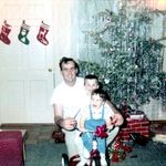 Christmas in Culver City, CA 1962. Dad, Mark, and Leonard. And we still have those same Christmas stockings!