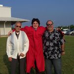 Dad (Grandpa) and Mark (Godfather) at Austin's High School Graduation!