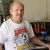 Gramps in June 2004, in his garage standing next to a Triumph he had restored and raced.