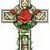 The cross represents heaven which is where my grandma is, the rose represents the love for my mawmaw