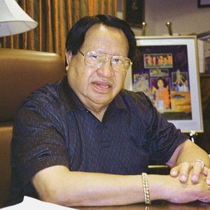 Chief Phillip Martin, 75, sits in his officer June 12, 2001, in Philadelphia, Miss. Since becoming chief of the Mississippi Band of Choctaw Indians 22 years ago, Martin has led a revolution of sorts among his people, preaching self-reliance and creating an atmosphere of hope and prosperity. 