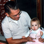 With Granddaughter Sarah in 1983