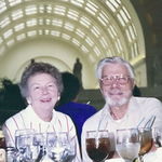 May, 1990 - Enjoying lunch at Union Station in Washington, DC waiting for Taylor to be born!