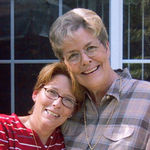 Eva and her daughter-in-law Jackie (2002)