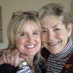 Diane and her Mama on Superbowl Sunday 2010
