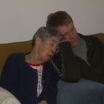 Allan and Grandma last weeek 2010
