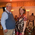 A lighter moment with Grandpa Wollaber - who's more "pregnant"?