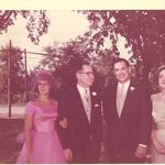 Mike with his parents and sister.