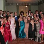 Mr. Ule with his AP Chemistry class at Prom 2007