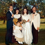At Aunt Kathy and Uncle Neil's wedding