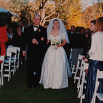 Laura and Scott's wedding, OCtober 24, 1998