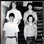 Senior class officers, Carroll High, 1974.