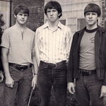 Golf team, Dan's friend Steve Crane is on the left.