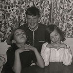 A devilish Dan tormenting his sister and her friend Steph.