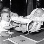 Steve Crane, left, and Dan on the right. Friends for life, 1955.