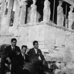 Athens, Greece 1930's -- At the Acropolis (Dr. Velonis is in the middle)