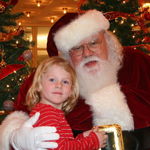 Santa at the annual Lunch with Santa event at Richland Mall with the Richland County Recreation Commission