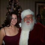 At RCSD's Christmas party with Terna Rushing. I'm going to miss you Phil (Santa)!  