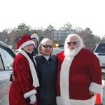 Santa, Mrs. Claus and the #1 Elf-Jingles.