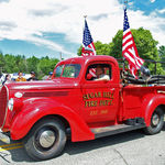 Bert in Franconia's Old Home Day Parade
