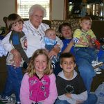 Grannie and 6 of her great grandchildren