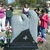 This picture was taken the day they installed Ashley's stone Angel.