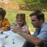Chad helping the kids at BYKTWD