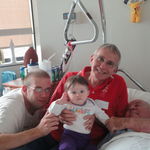 Four generations of Fullers. Left to right John, Caroline, Dan, and Russell