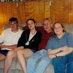 John, Colleen, Grandpa and Shannon--the formal pose