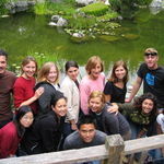 Louis' (and Mitch's) farewell lunch with the Pasquale Lab (May 2005).