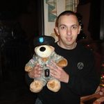 John with his present that his half-sister Sarah gave him for Christmas