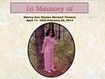 Record image of Shirley Maxine Thomas